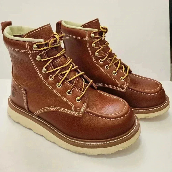Herman Survivors Other - Herman Survivors Mens Brown Shoes Lace-Up Work Boots , sz 8